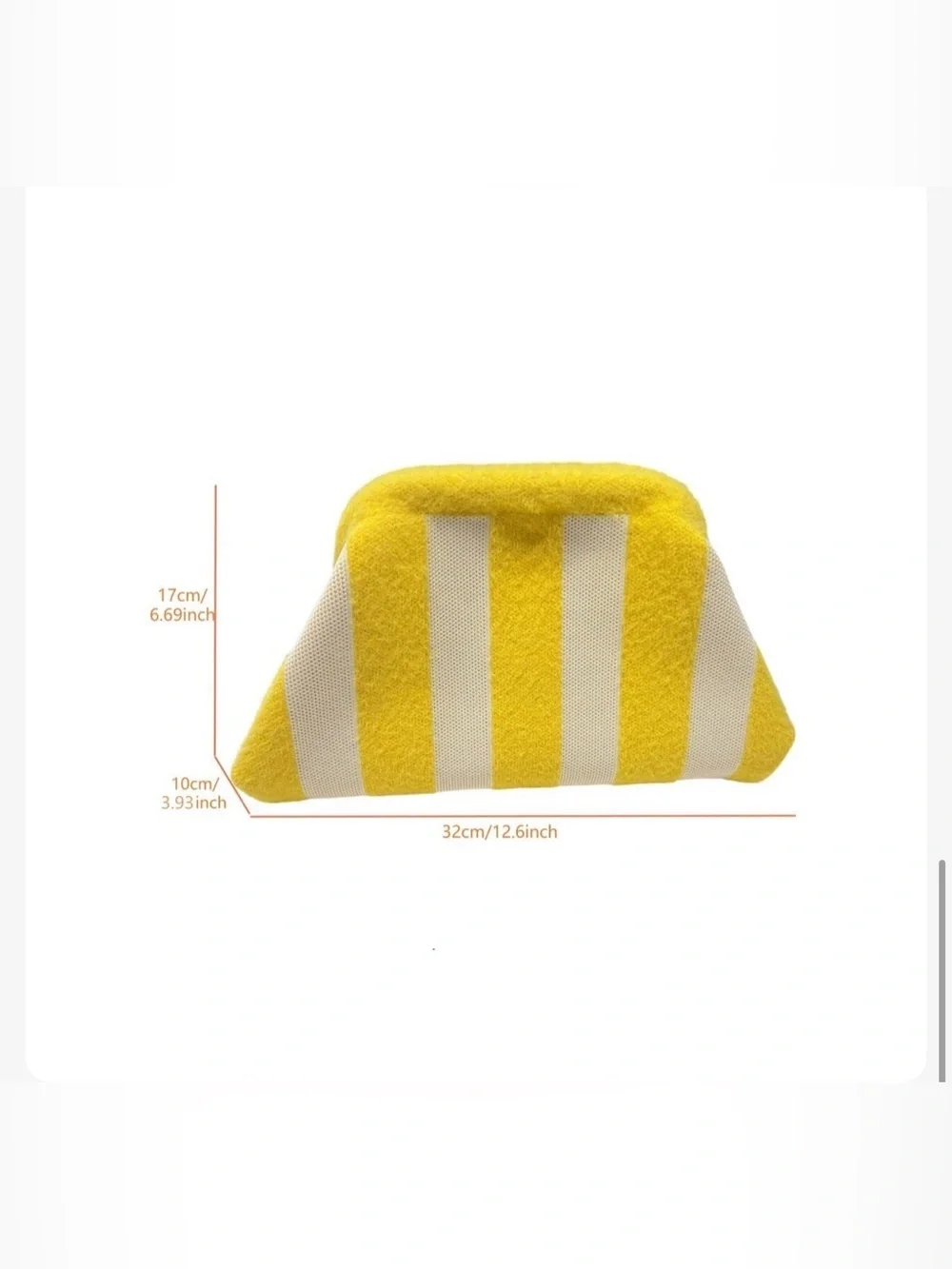 A Classy Chic Boutique Yellow and White Striped Accent Pillow